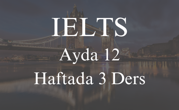 IELTS Özel Ders