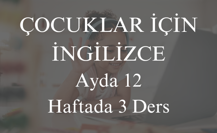 Çocuklar İçin İngilizce Özel Ders