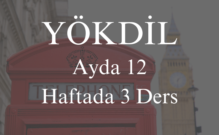 YÖKDİL Özel Ders